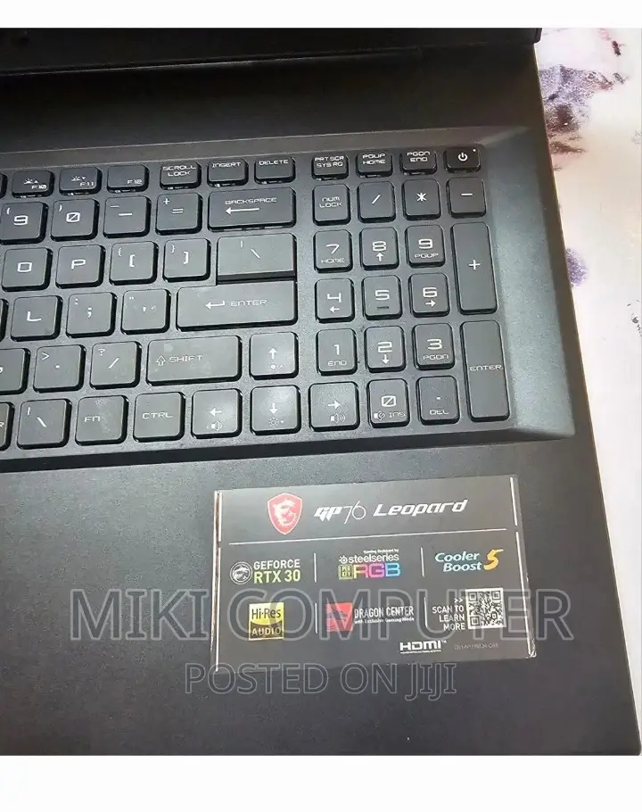 New Laptop MSI GP75 Leopard 16GB Intel Core I7 SSD 1T