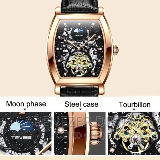 Tevise Automatic Men's Watch Elegant Sophisticated