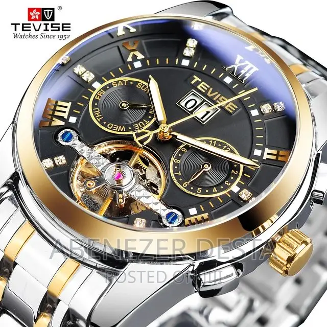 Tevise Automatic Men's Watch Elegant Sophisticated