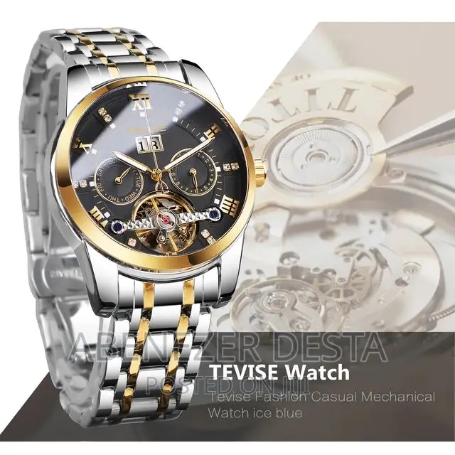 Tevise Automatic Men's Watch Elegant Sophisticated
