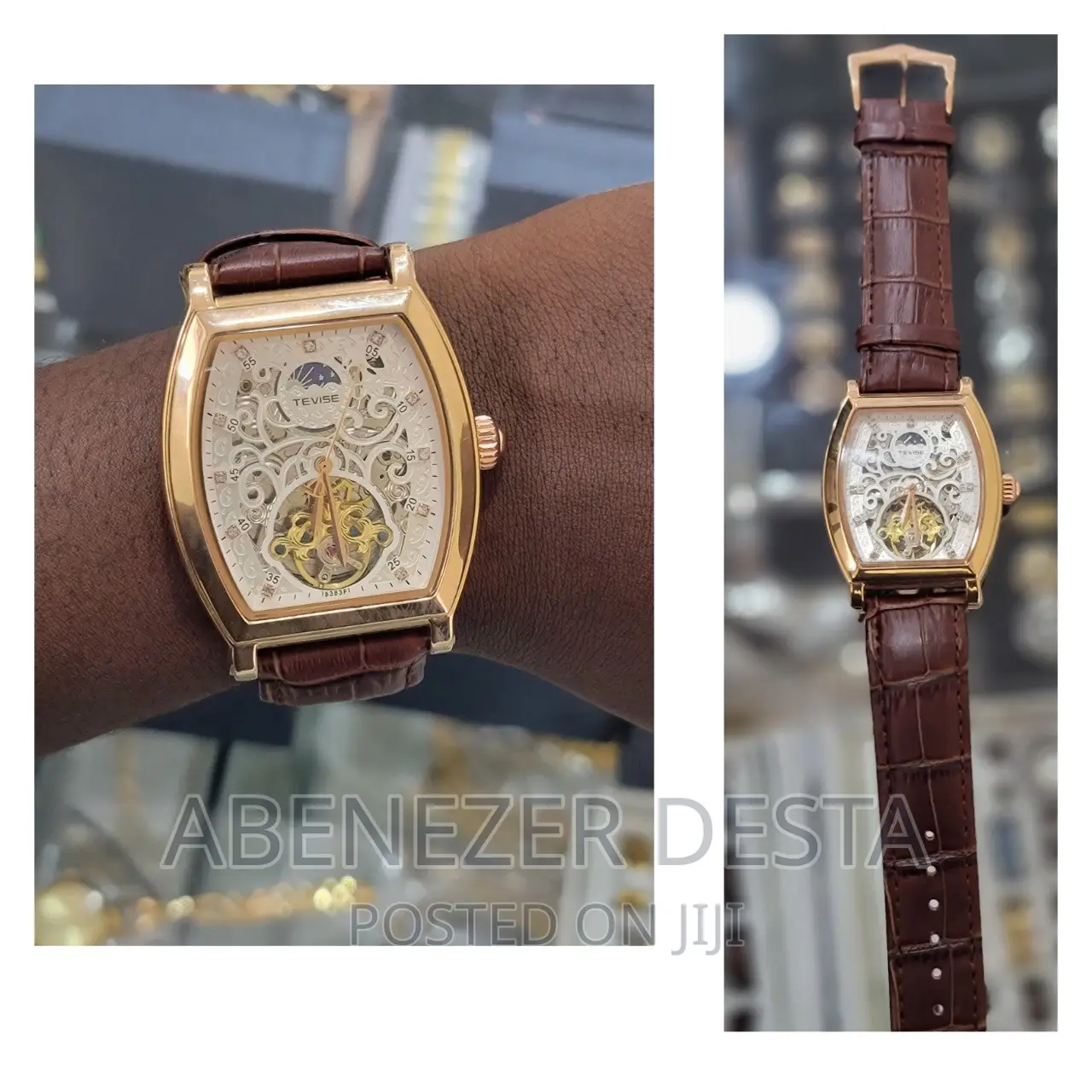 Tevise Automatic Men's Watch Elegant Sophisticated