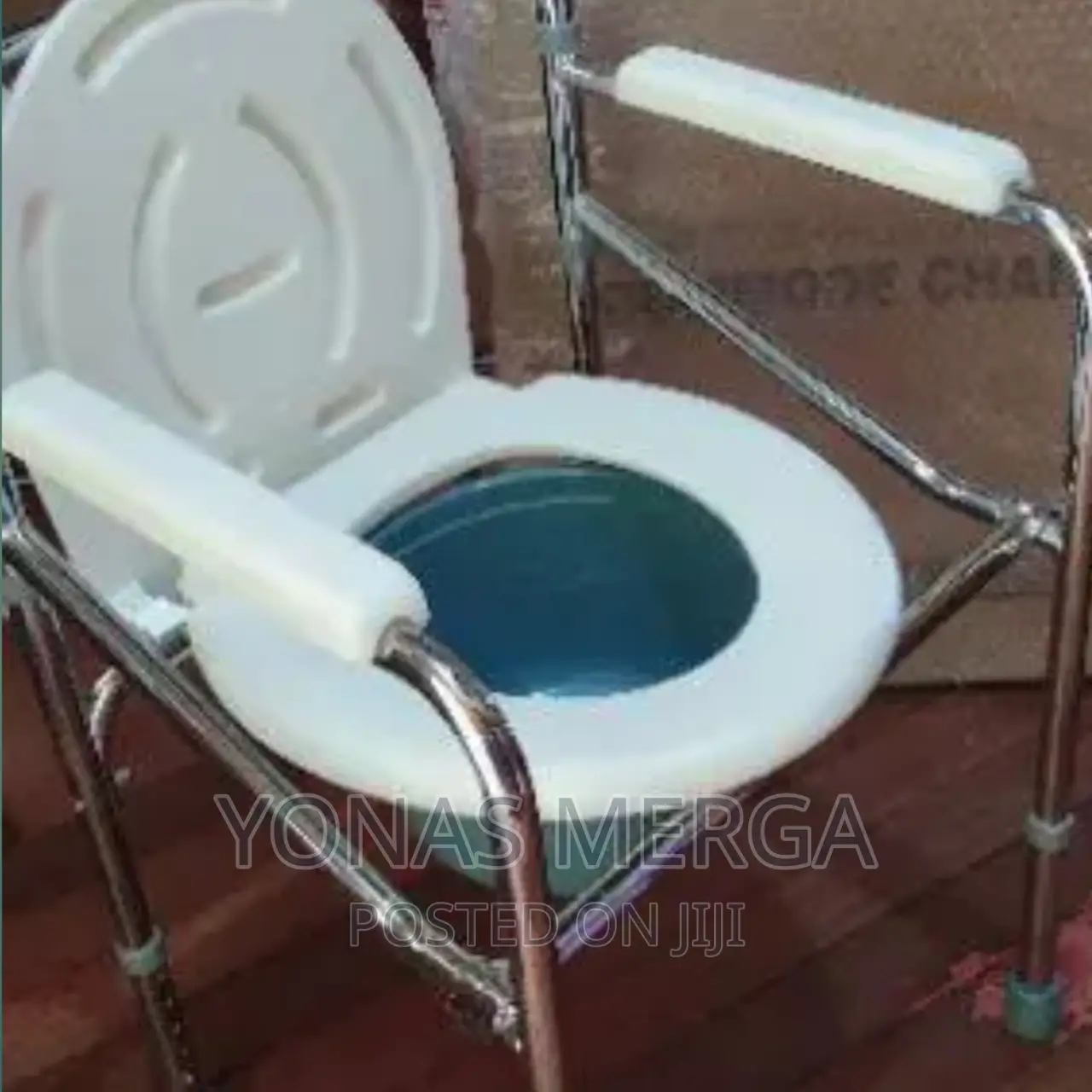 Toilet Chair+Medical+Folding+Bedside+Commode+Seat+Powder