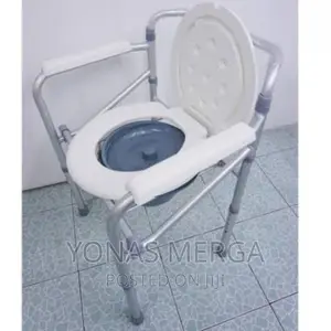 Steel Frame Foldable Commode Seat Dimensions: