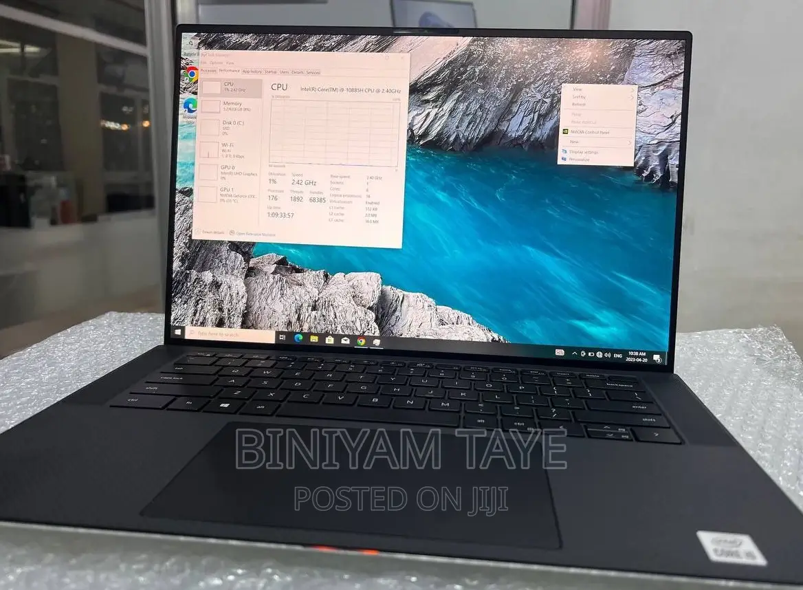 New Laptop Dell XPS 15 32GB Intel Core I9 SSD 512GB