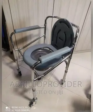 Photo - Medical Commode Chair/Foldable Chair/New Packed Toilet Chair