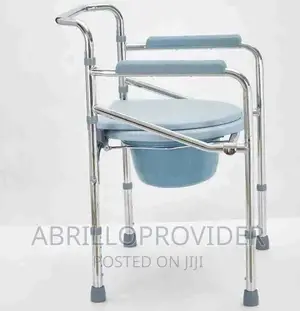 Photo - Adjustable Commode Chair/Toilet Chair/Shower Chair/Foldable