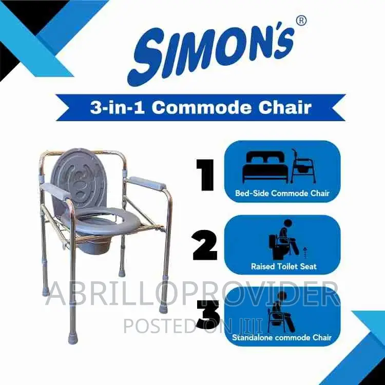 3 in 1 Commode Chair/Shower Chair/Foldable Chair/Commode Cha
