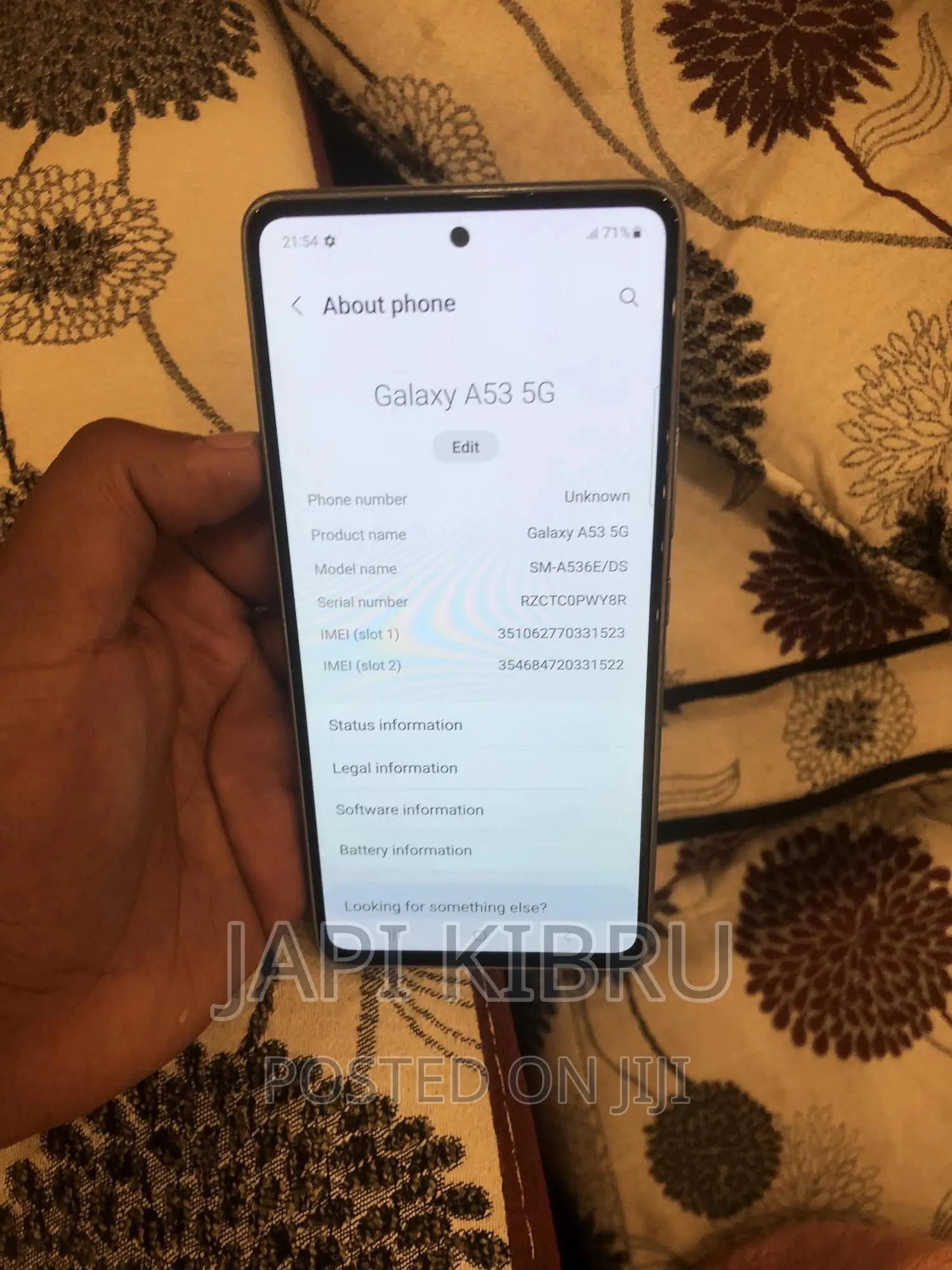 Samsung Galaxy A53 5G 128 GB Blue