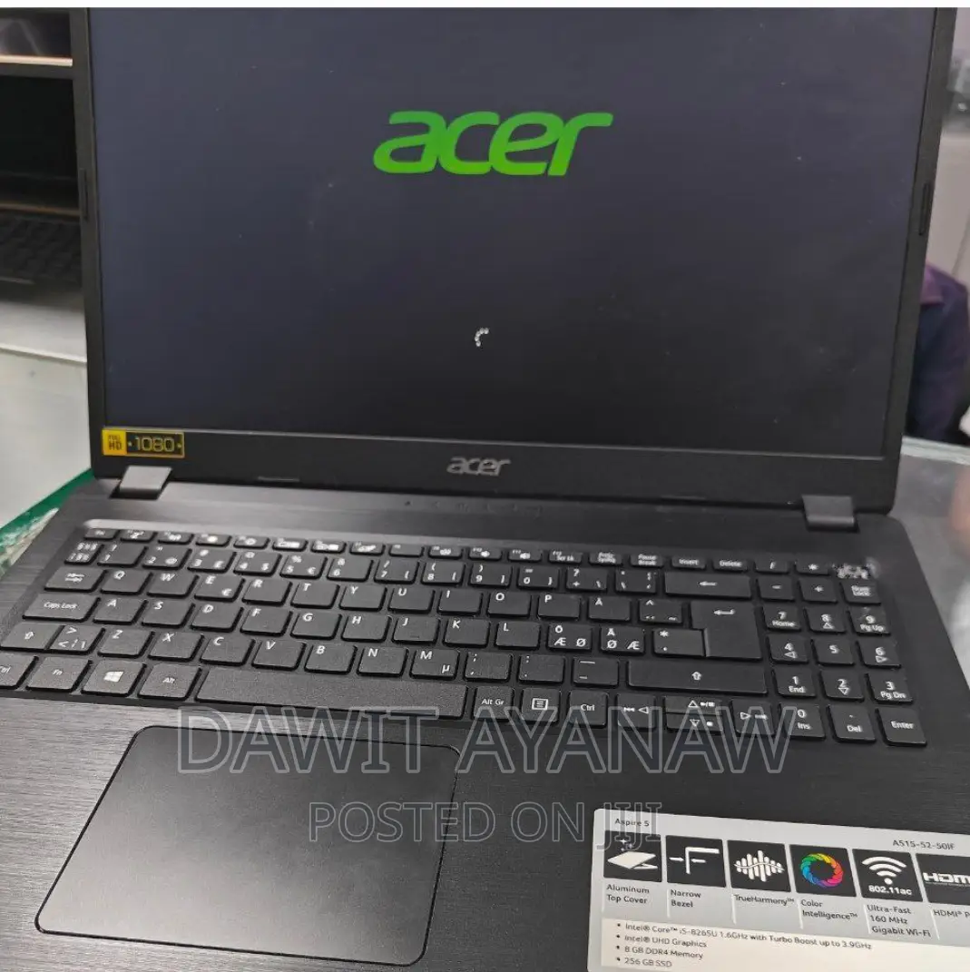 New Laptop HP 8GB Intel Core I5 SSD 256GB