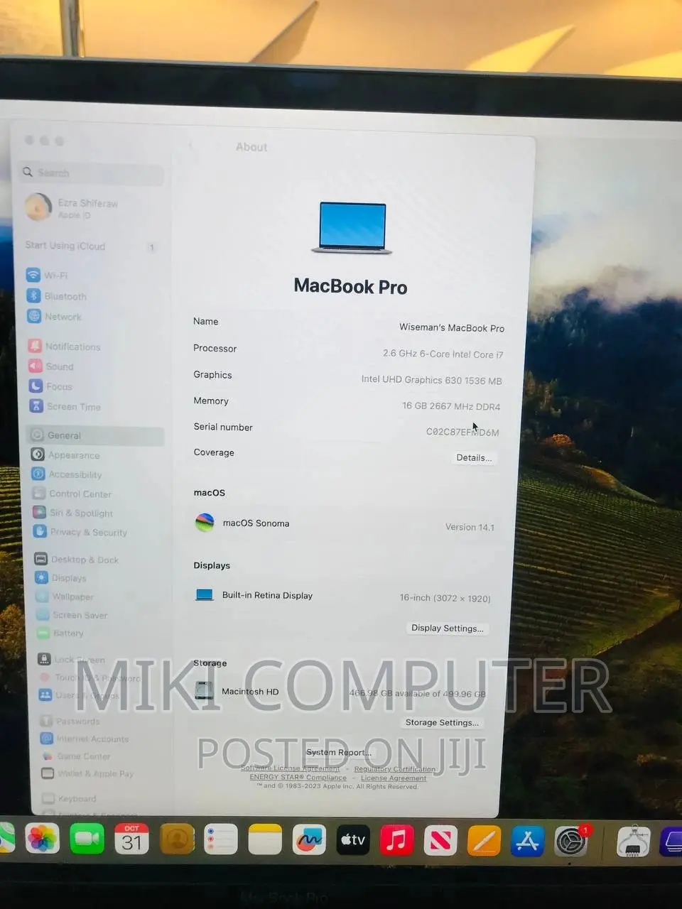 New Laptop Apple MacBook Air 2019 16GB Intel Core I7 SSD 512GB