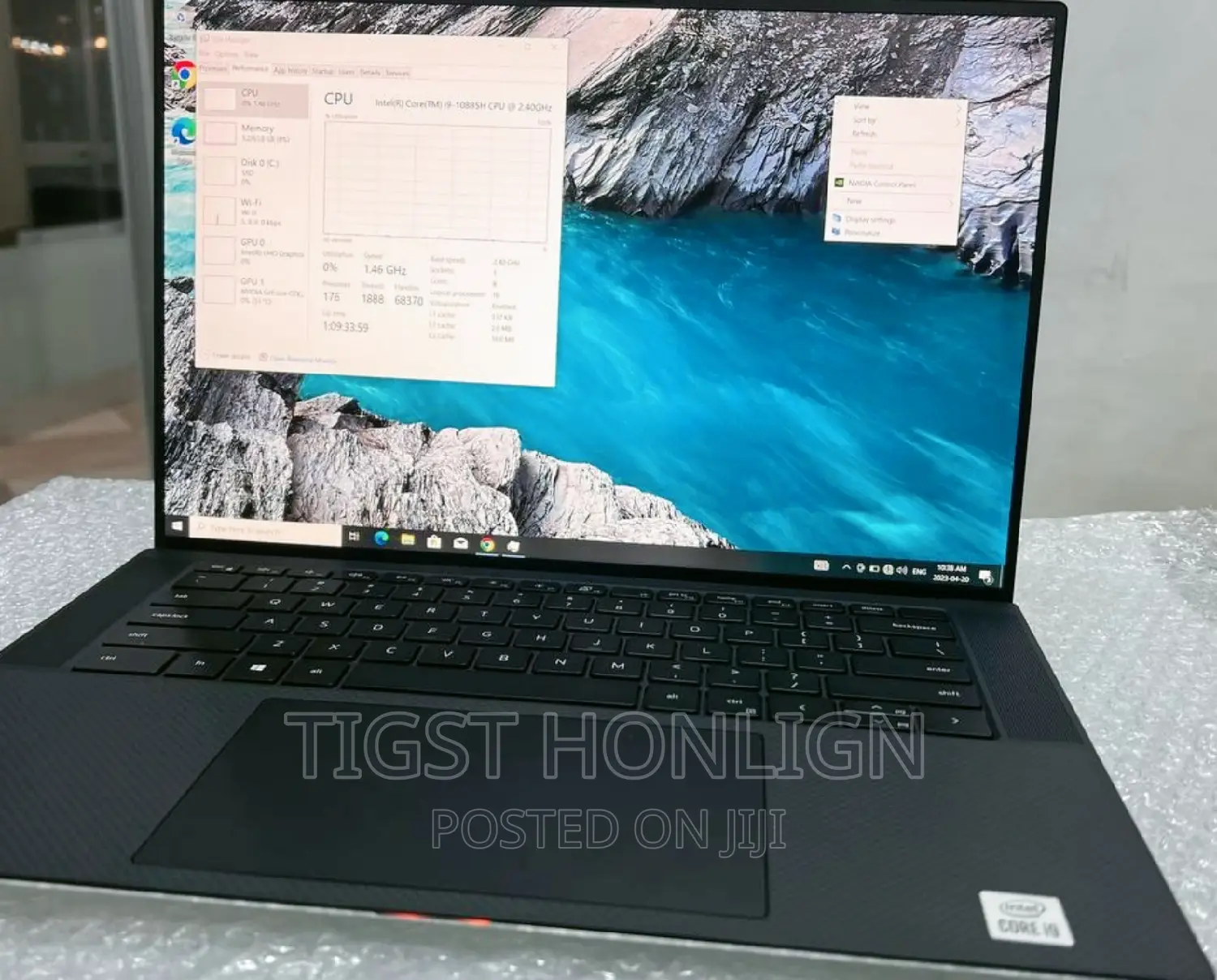 New Laptop Dell XPS 15 32GB Intel Core I9 SSD 512GB