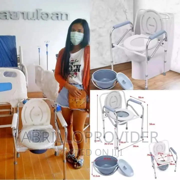 Commode Chair/Toilet/Chair/Foldable/Chair/Toilet/Chair/Chair