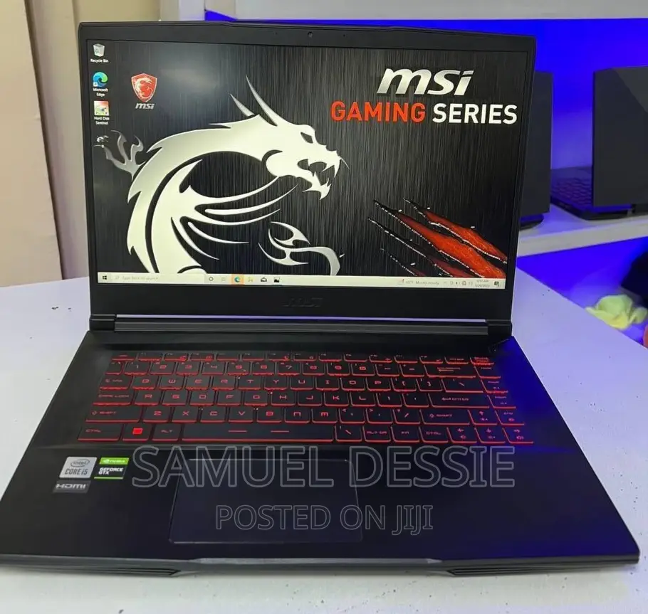 New Laptop MSI GF63 8GB Intel Core I5 SSD 512GB