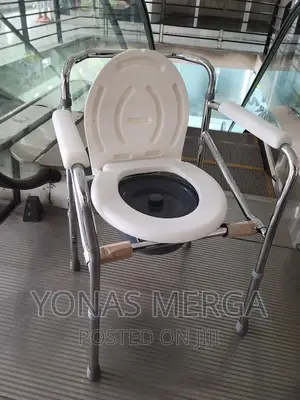 ASSURE REHAB Commode Chair (Foldable Height Adjustable)