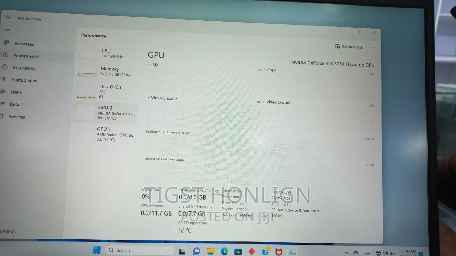 New Laptop HP Pavilion Power 15 16GB AMD Ryzen 5 SSD 512GB