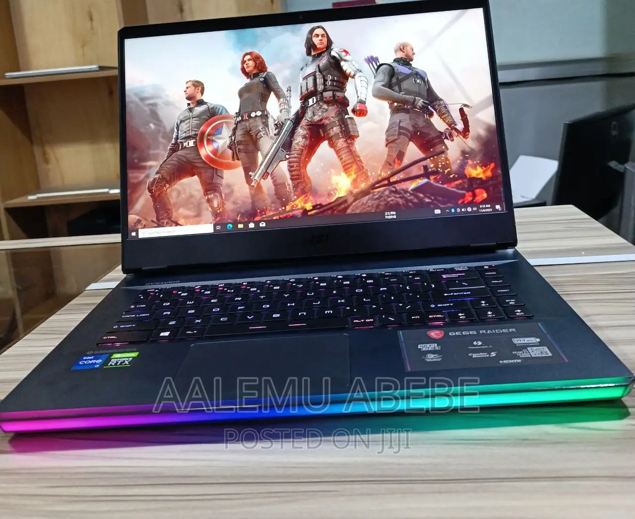 New Laptop MSI GE66 Raider 32GB Intel Core I7 SSD 1T