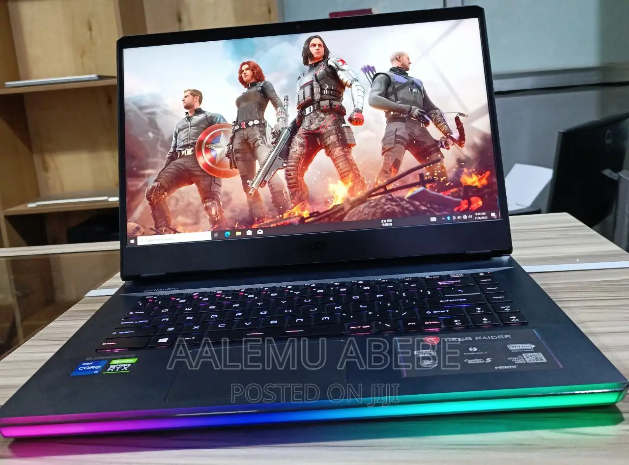 New Laptop MSI GE66 Raider 32GB Intel Core I7 SSD 1T