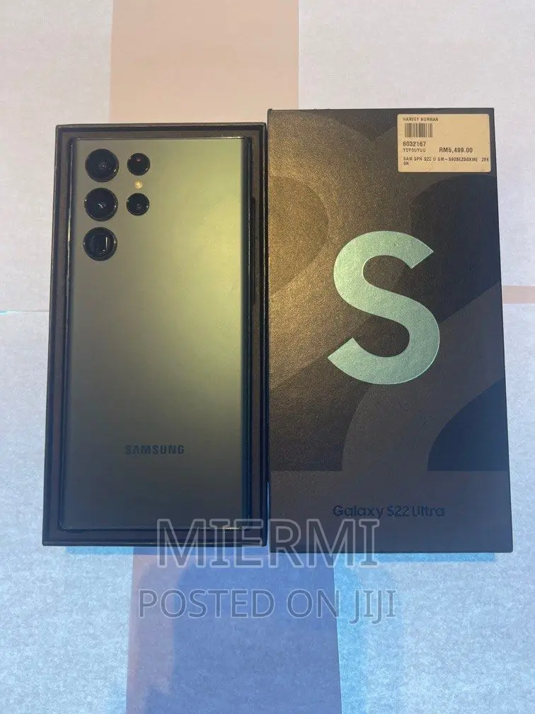 New Samsung Galaxy S22 Ultra 5G 256 GB Green