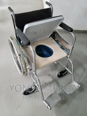 Commode/Comfort-Tim-Steel Wheelchair With Toilet Function