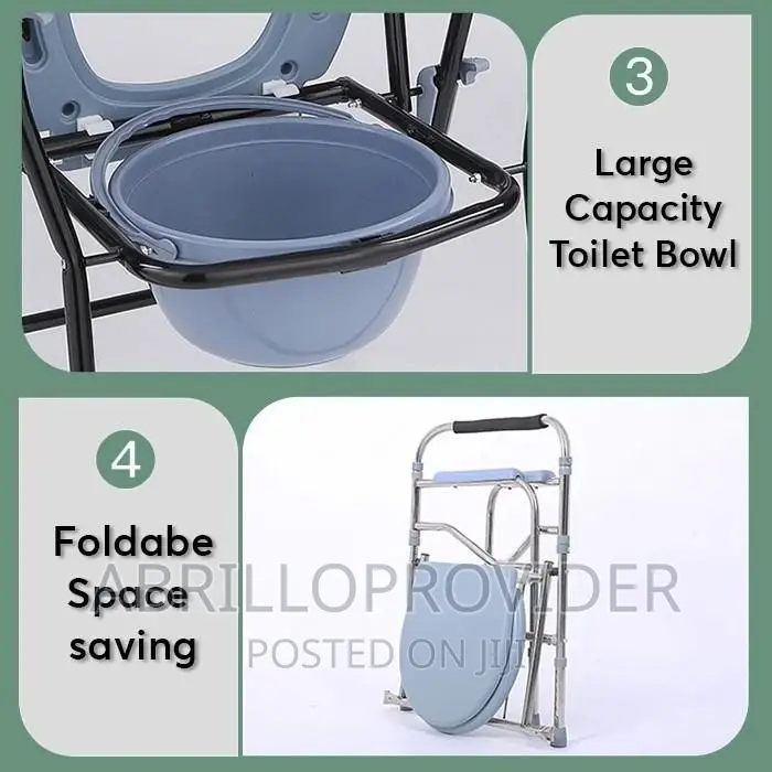 New Commode Adjustable Chair