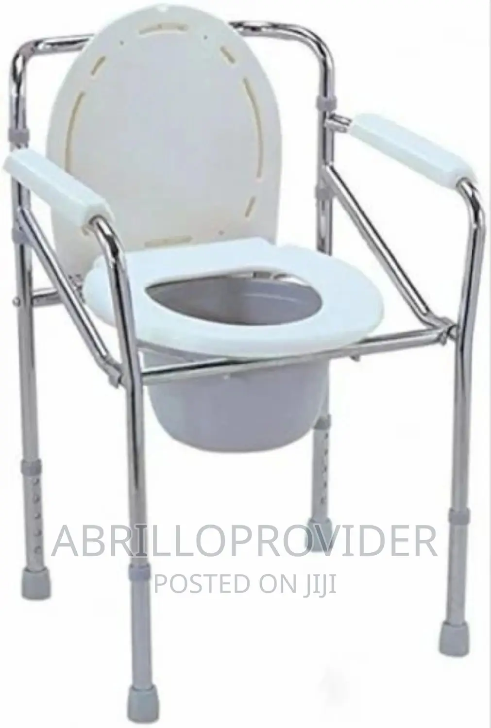Mild Steel Hospital Commode Chair