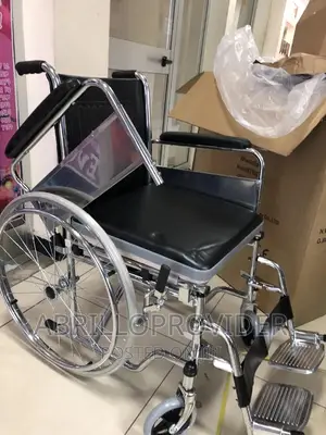 Almunium Wheel Commode Chair/Toilet Wheelchair#Wheelchair