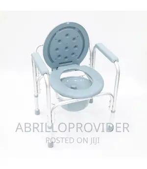 Commode Chair High and Low Adjustable Toilet Chair Elderly