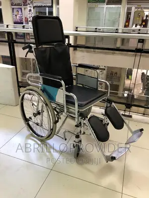 Photo - Excellent Condition Reclining Commode Wheelchair/Wheelchair