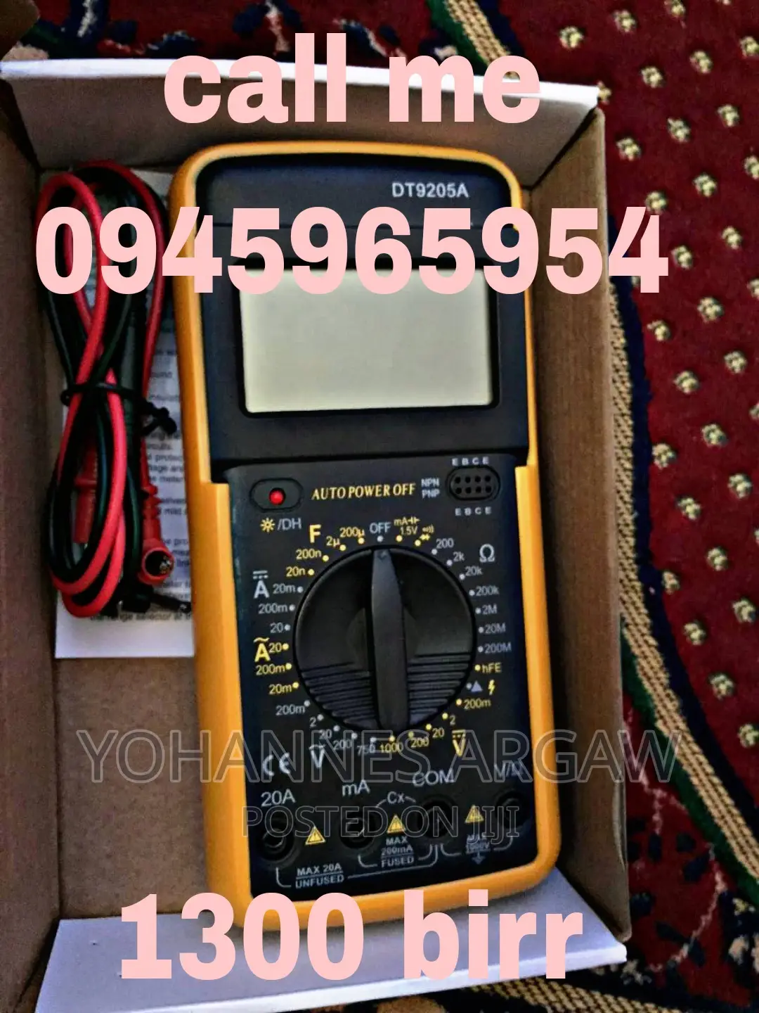 Multimeter
Digital