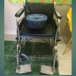Photo - Popo Wheelchair/Commode/Features:standard STEEL WHEELCHAIR