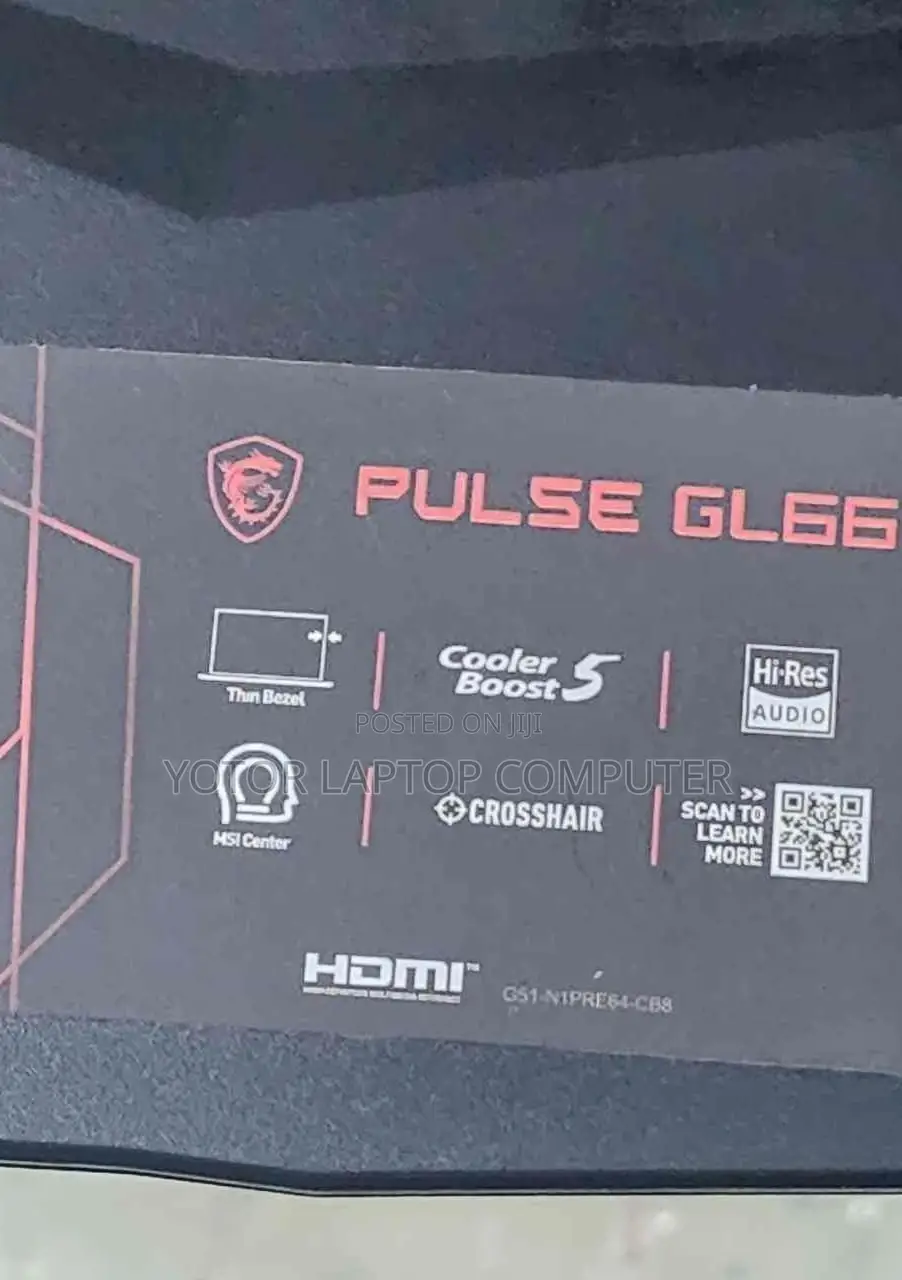 New Laptop MSI 16GB Intel Core I7 HDD+SSD 512GB