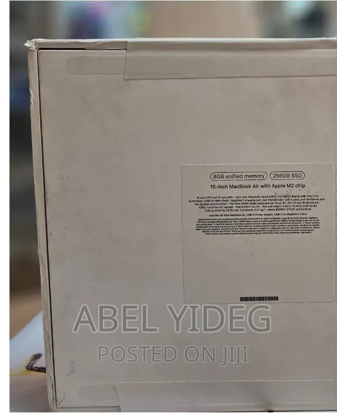 New Laptop Apple MacBook Air 2022 M2 8GB Apple M2 SSD 256GB