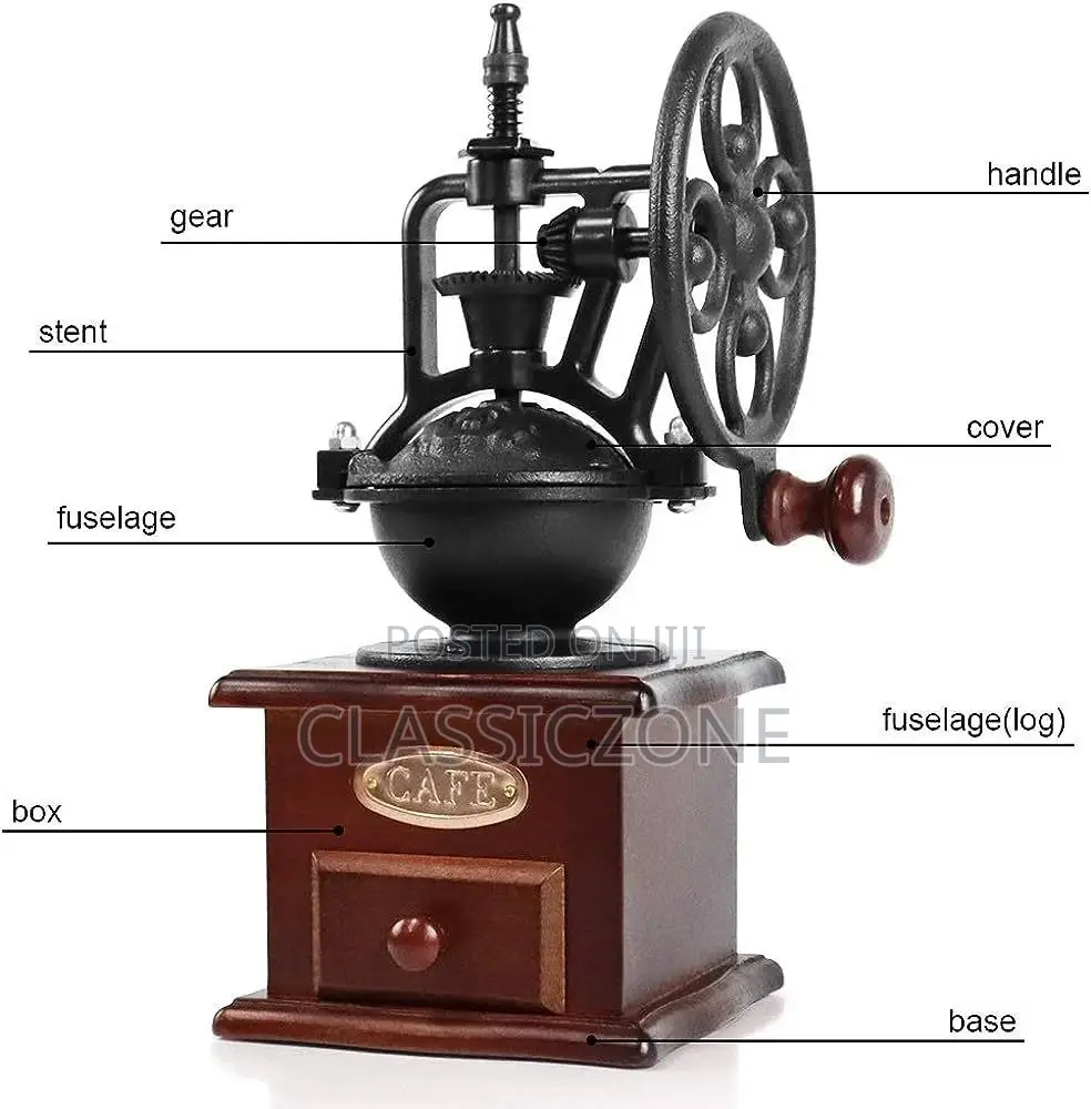 Retro Manual Coffee Bean Grinder