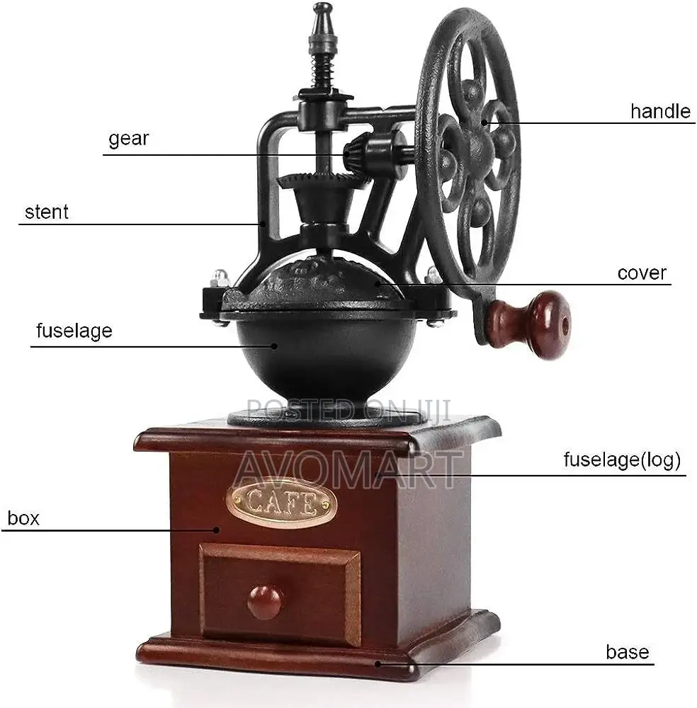 Retro Manual Coffee Bean Grinder