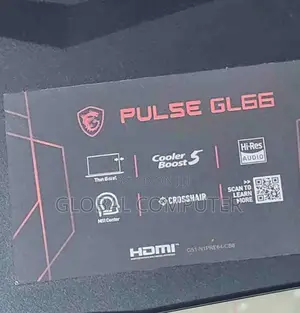 New Laptop MSI Pulse GL66 16GB Intel Core I7 SSD 512GB