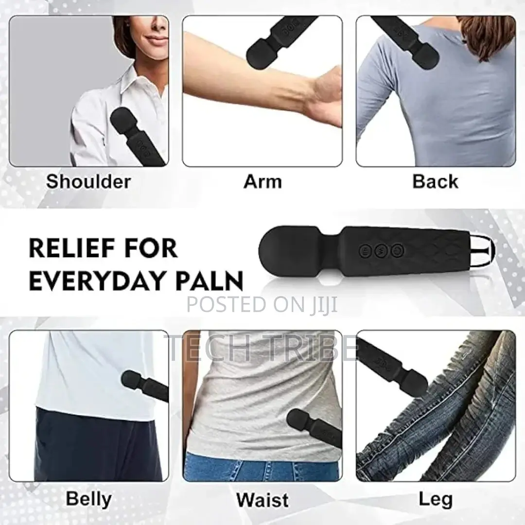 Silicon Waterproof Body Massager With 20 Vibration Pattern