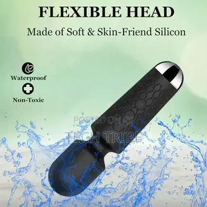 Silicon Waterproof Body Massager With 20 Vibration Pattern