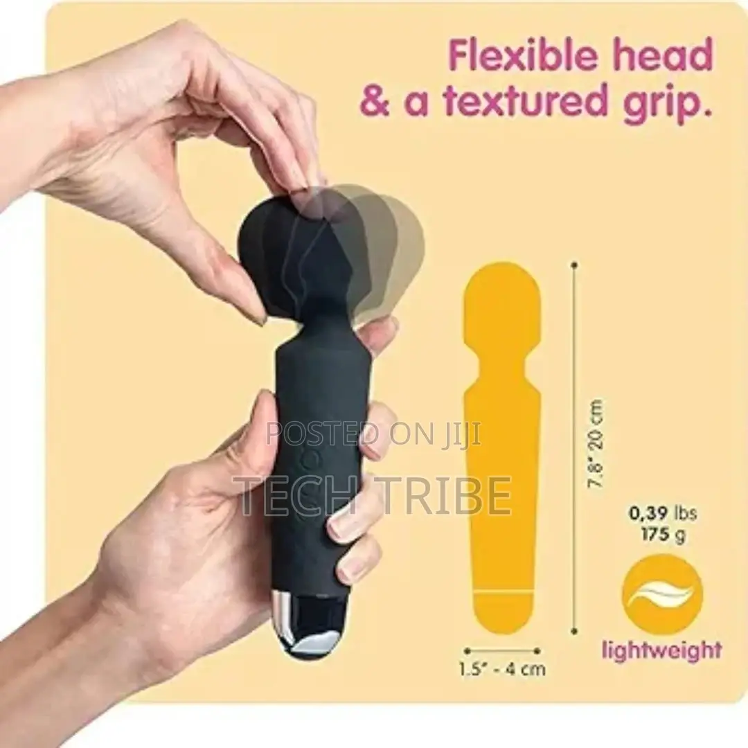 Silicon Waterproof Body Massager With 20 Vibration Pattern
