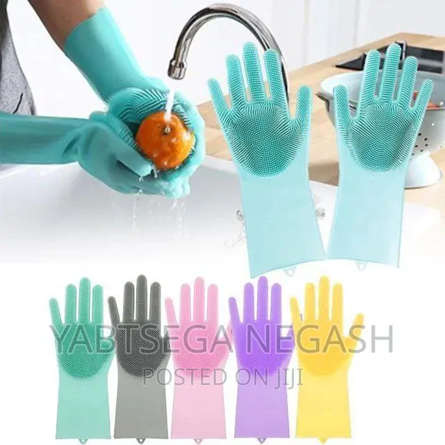 Magic Silicone Dish Washing Gloves
