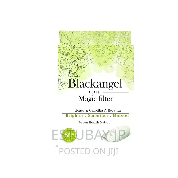 Black Angel Face Mask