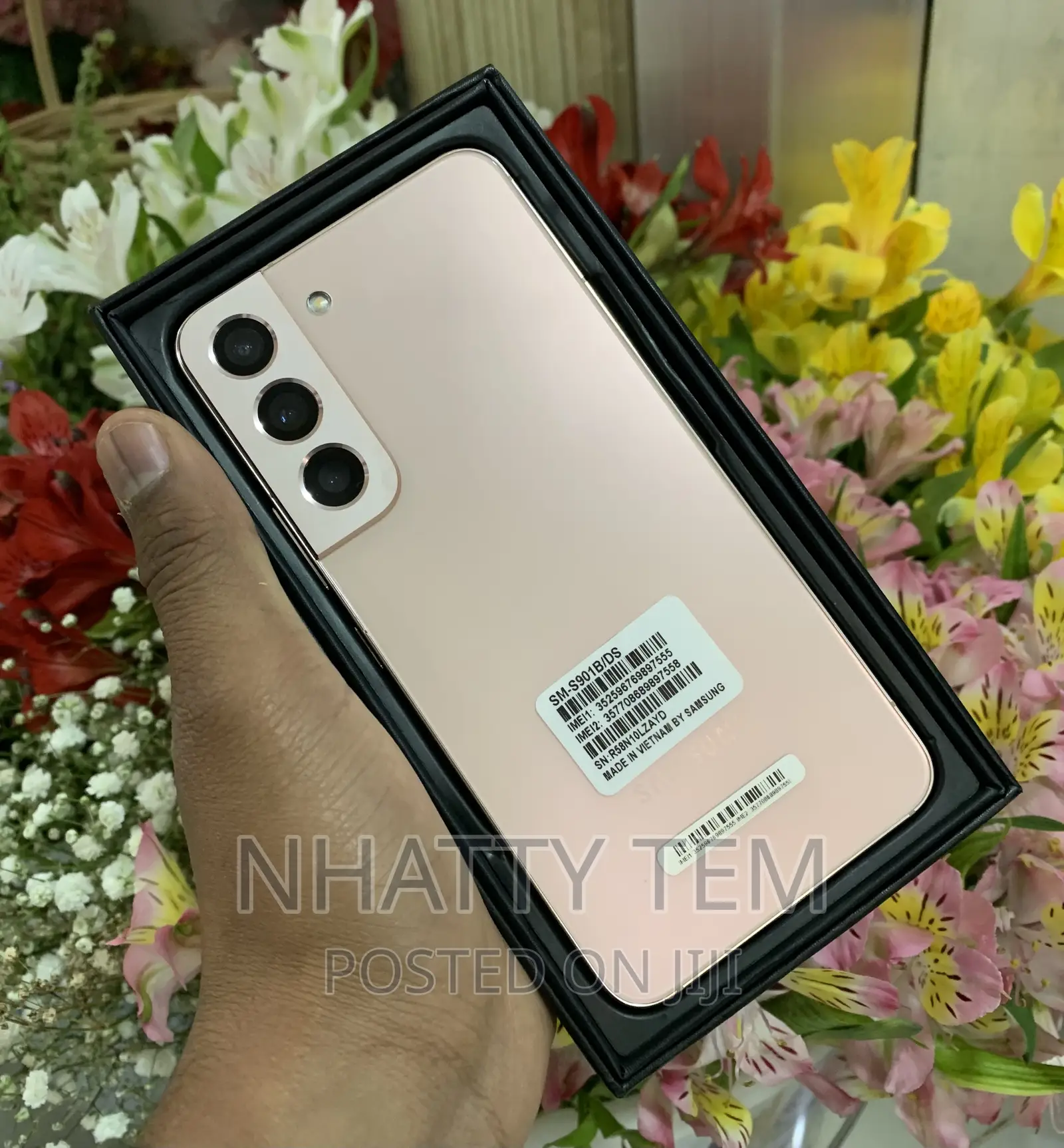 New Samsung Galaxy S22 5G 128 GB Rose Gold