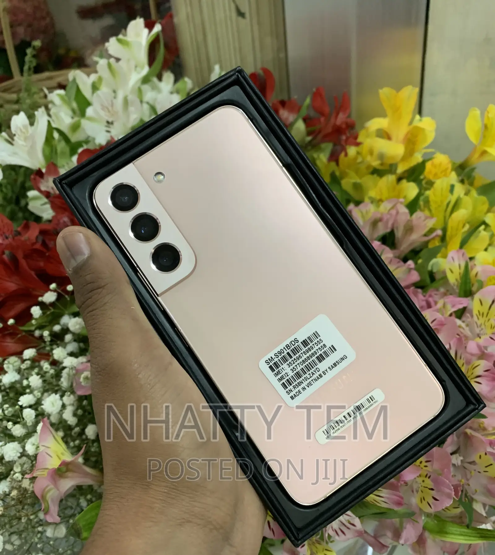 New Samsung Galaxy S22 5G 128 GB Rose Gold