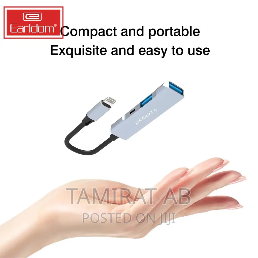 Earldom ET-HUB11 3in1 Lightning OTG Adapter
