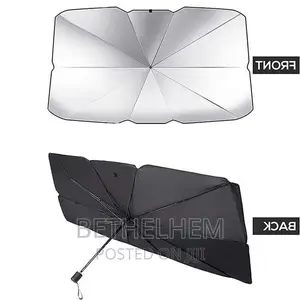 Photo - Foldable Car Sunshade Umbrella