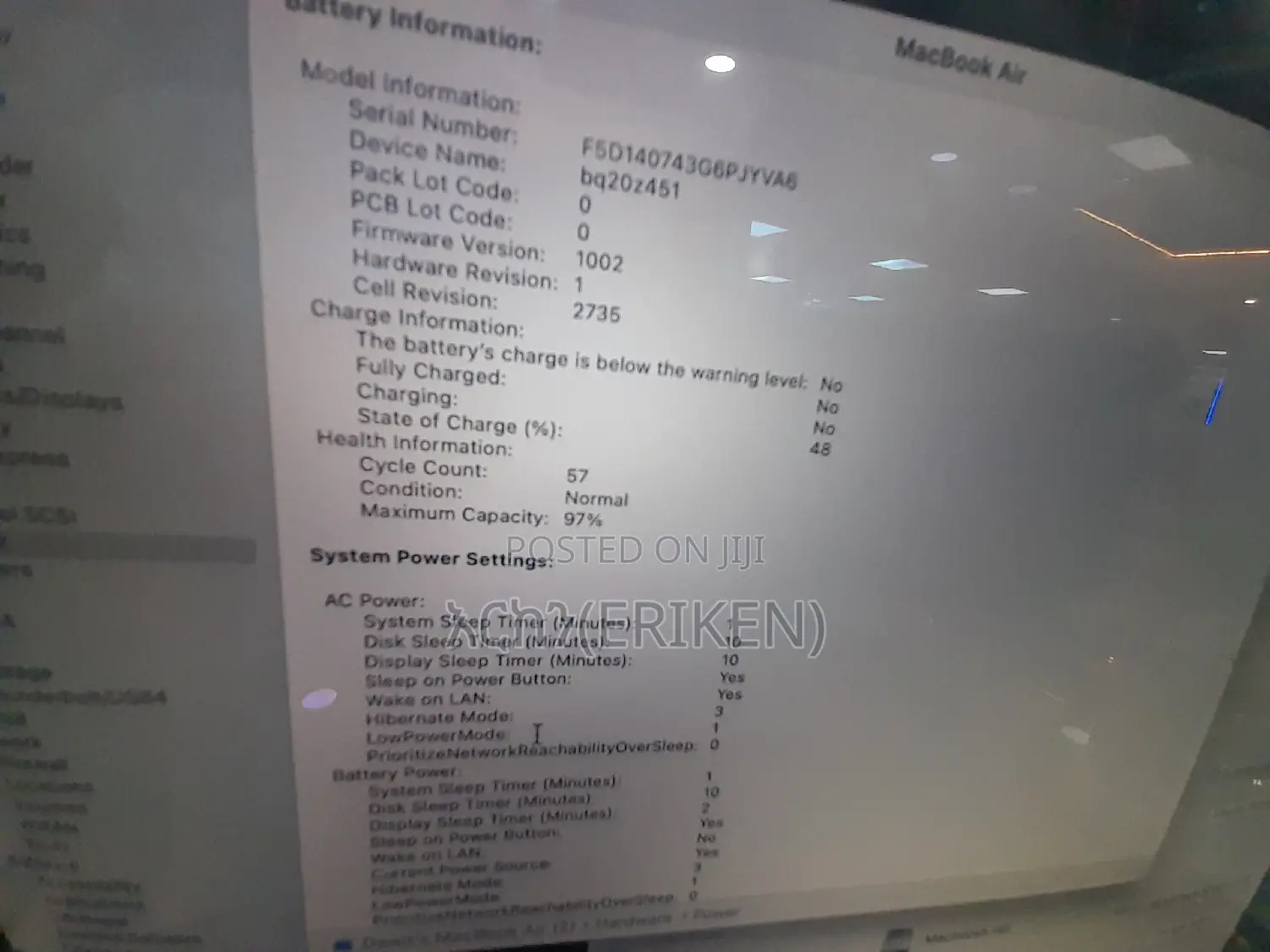 New Laptop Apple MacBook Air 2020 M1 8GB Apple M1 SSD 256GB