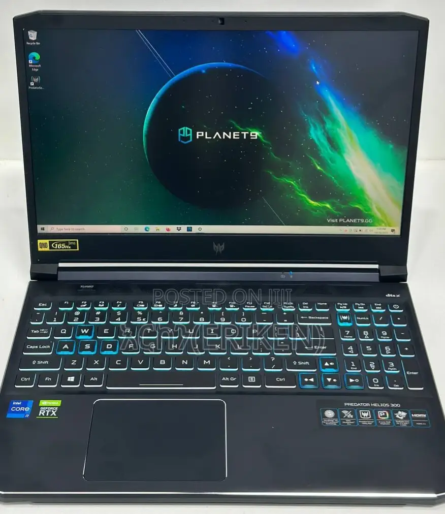 New Laptop Acer Predator Helios 300 16GB Intel Core I7 SSD 1T