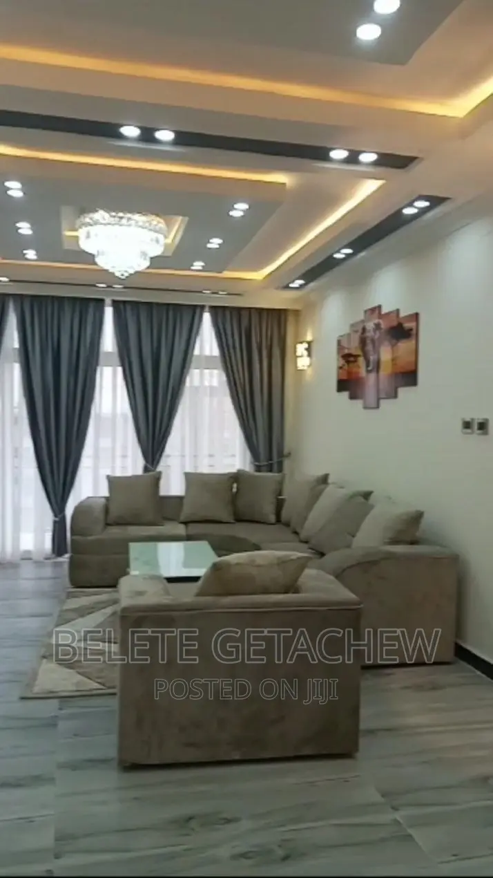 Furnished 4bdrm Apartment in ፍየል ቤት አፓርታማ 140 ካ.ሜ, Bole for sale