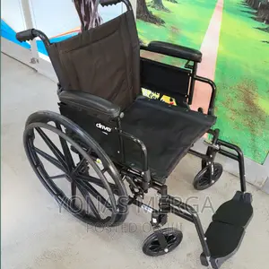 Wheelchair With Dual Axle Padded Flip Wheelchair