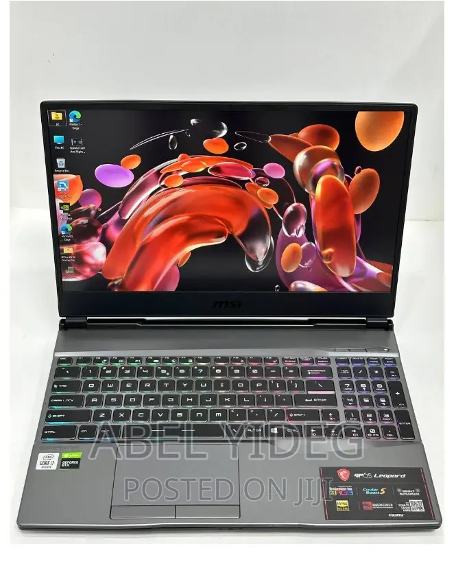 New Laptop MSI GP65 Leopard 16GB Intel Core I7 SSD 512GB