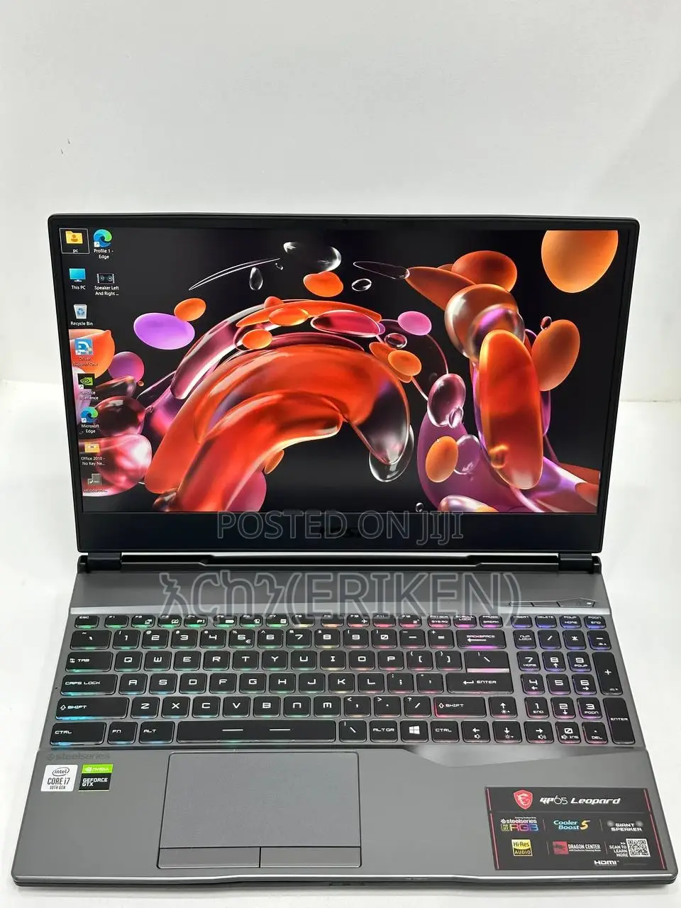 New Laptop MSI GP65 Leopard 16GB Intel Core I7 SSD 512GB
